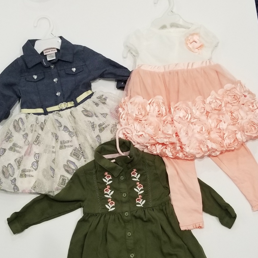 SOLD. SOLD. Baby Dresses Size 18 moths